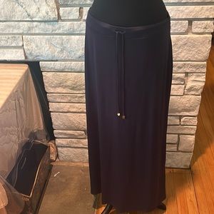 Michael Kors Navy blue long length skirt